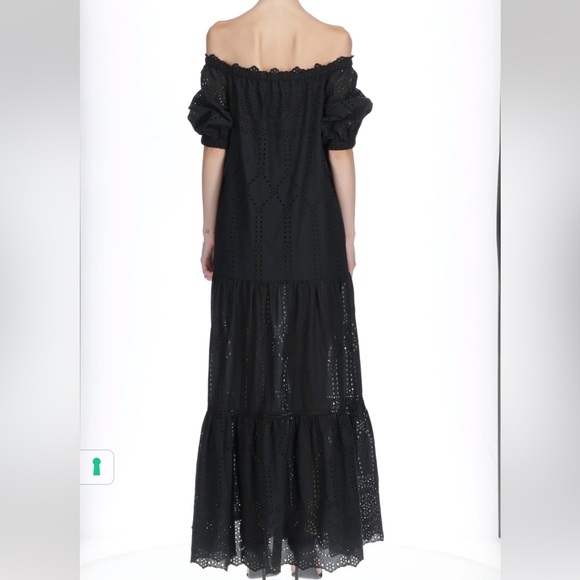 ERMANNO FIRENZE black maxi dress (US 10) - Picture 3 of 4